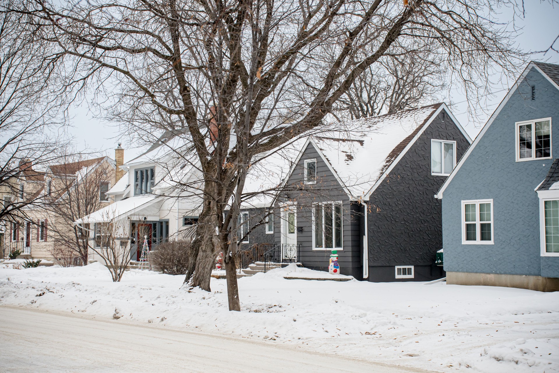 Cozy winter Homes in Winnipeg, Canada